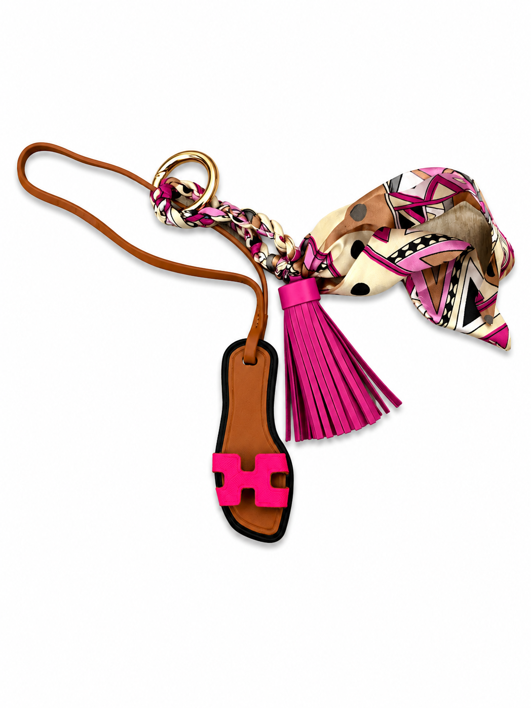 Riviera Sandal Charm - Fuchsia