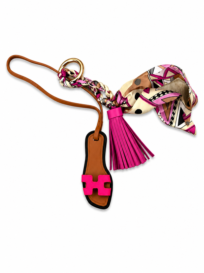 Riviera Sandal Charm - Fuchsia