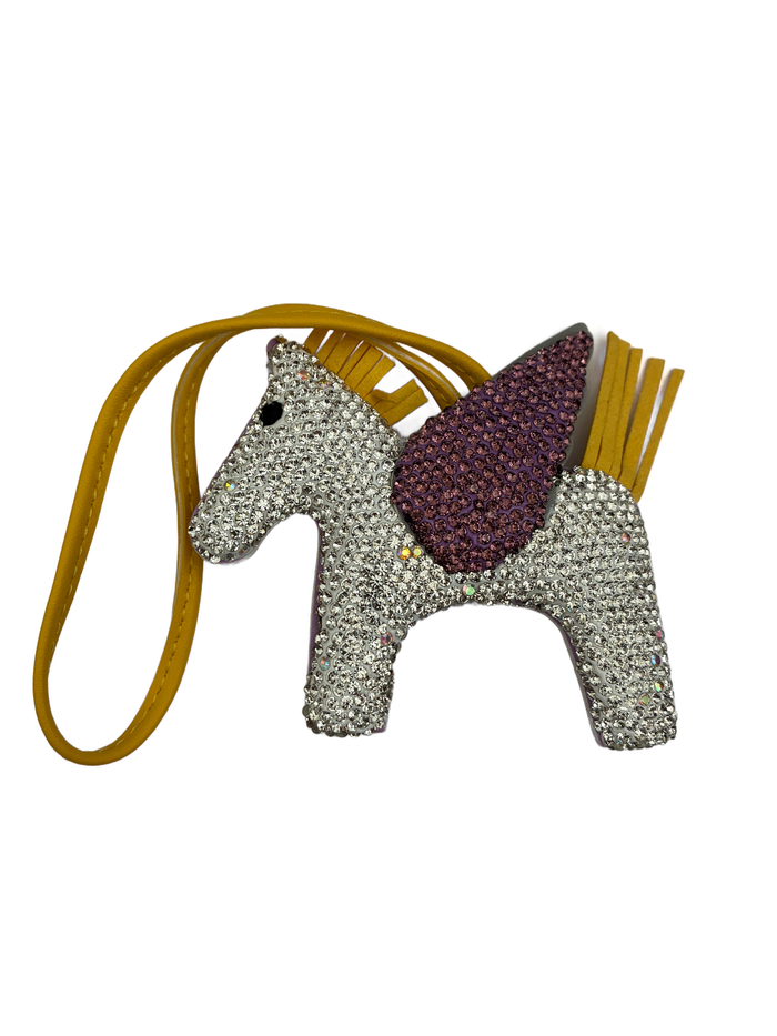 Unicorn Sparkle Charm - Lilac & Yellow
