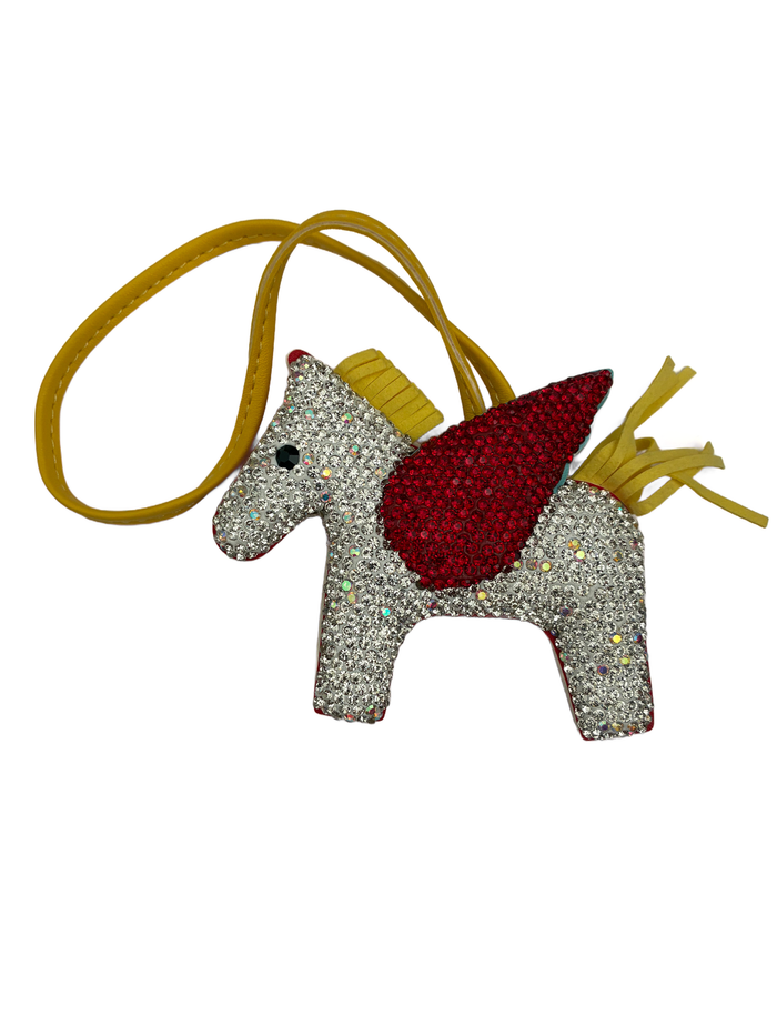 Unicorn Sparkle Charm - Red & Yellow