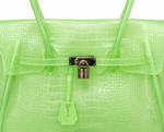 Jelly Tote Structured - Crocodile Green — image 3