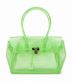 Jelly Tote Structured - Crocodile Green — image 1