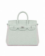 Towelling Totes Medium - Mint & Baby Pink — image 1