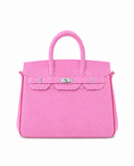 Towelling Totes Medium - Baby Pink & Dark Pink — image 1