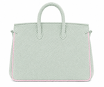 Towelling Totes Large - Mint & Baby Pink — image 2