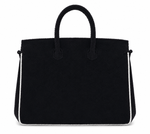 Towelling Totes Large - Black & White — image 2