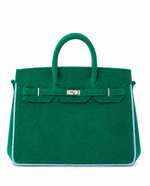 Towelling Totes Large - Green & Blue — image 1