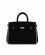 Towelling Totes Small - Black & White — image 1