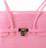 Jelly Tote Structured - Crocodile Pink — image 3