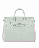 Towelling Totes Large - Mint & Baby Pink — image 1