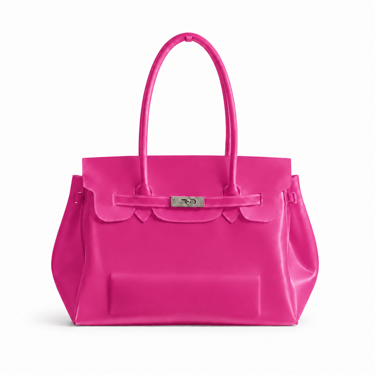 Jelly Tote Large - Barbie Pink