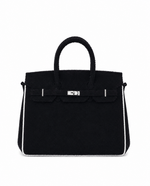 Towelling Totes Medium - Black & White — image 1