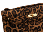 Towelling Clutch - Leopard — image 3