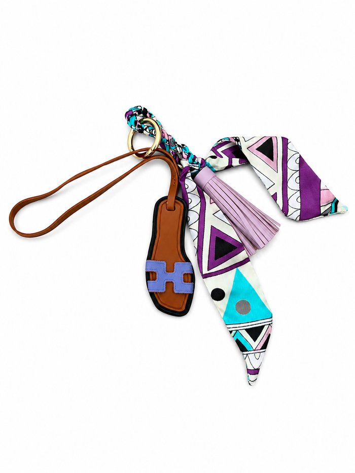 Riviera Sandal Charm - Lavender & Purple