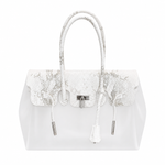 Jelly Tote Structured - Ivory Snake — image 1