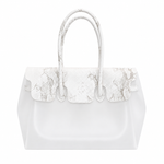 Jelly Tote Structured - Ivory Snake — image 2