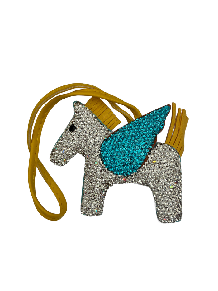 Unicorn Sparkle Charm - Blue & Yellow