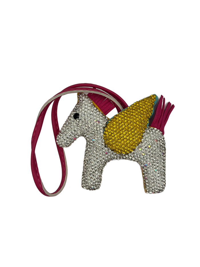 Unicorn Sparkle Charm - Yellow & Pink