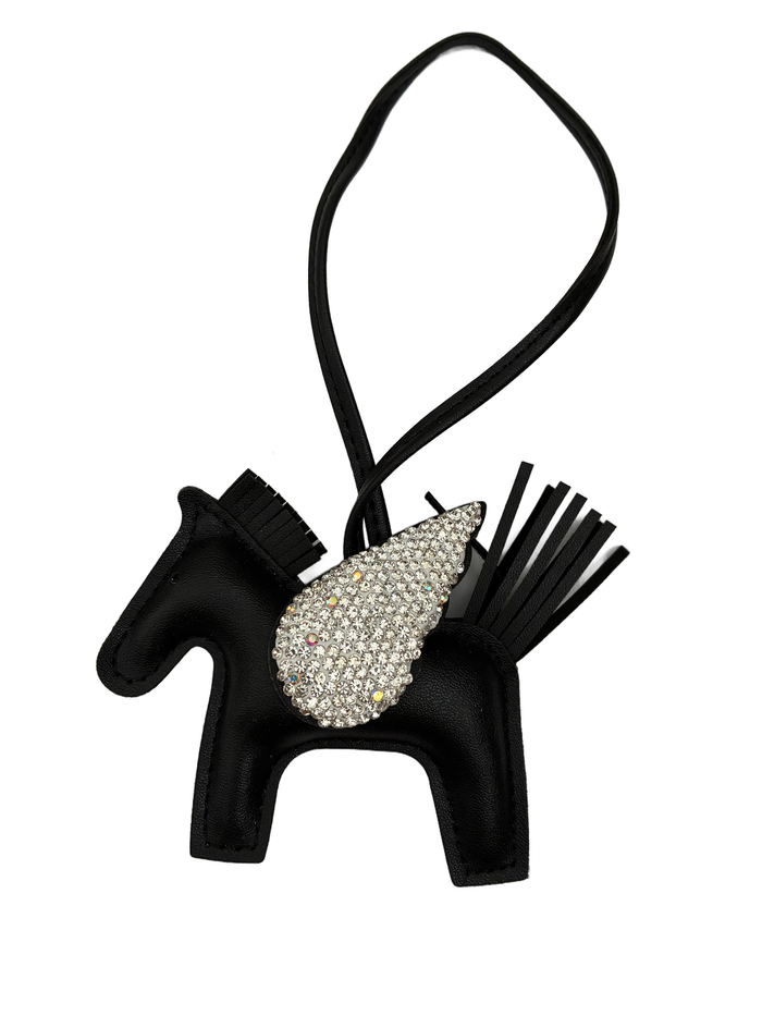 Unicorn Wing Charm - Black