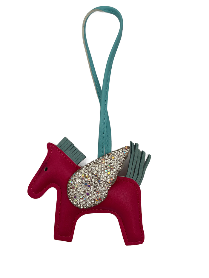 Unicorn Wing Charm - Pink & Blue