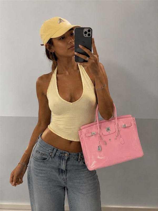 Soleia jelly tote styled poolside